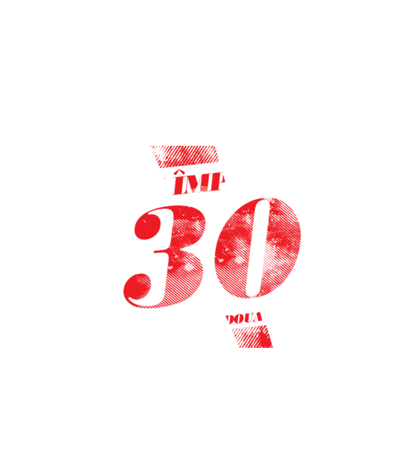 Am împlinit 30 ani pentru a doua oară model negru pe tricou