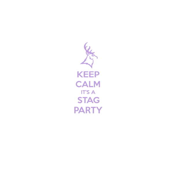 Keep calm stag party on model negru pe tricou
