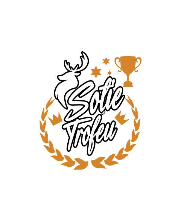 Soție trofeu model alb pe tricou