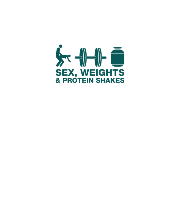 Sex, weights and protein shakes model galben neon pe tricou