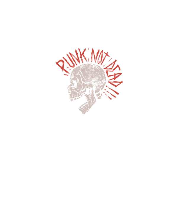 Punk Not Dead model negru pe tricou