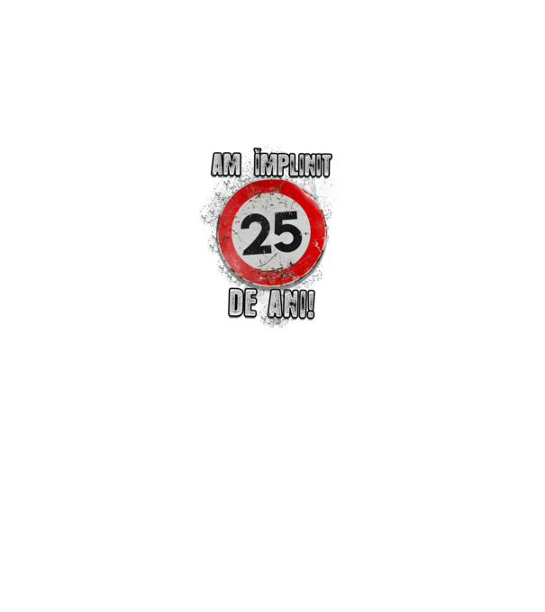Am împlinit 27 de ani! model negru pe tricou