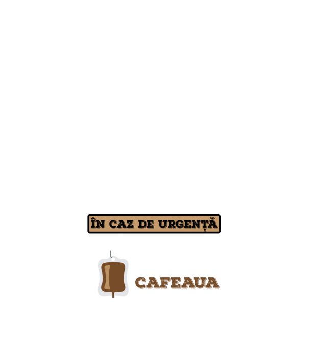 În caz de urgență, grupa mea sanguină este cafeaua model albastru închis pe tricou