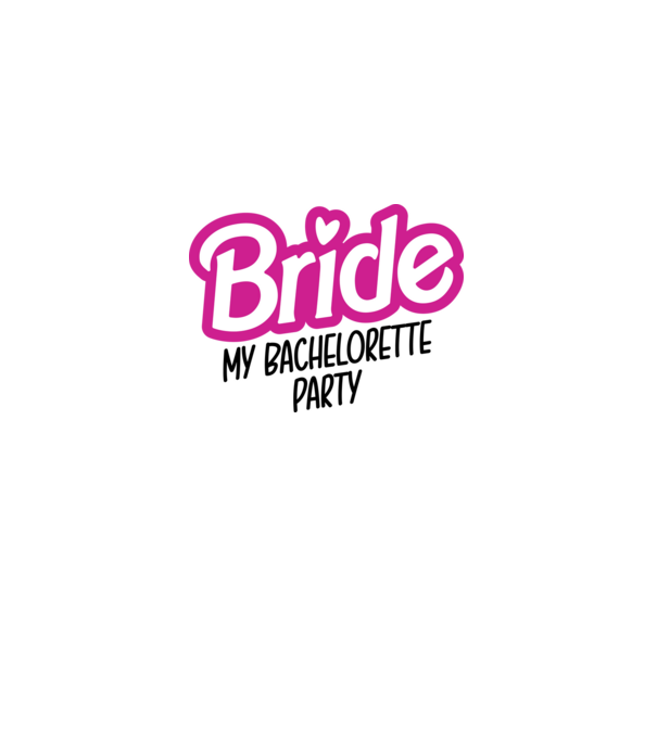 Bride Barbie model albastru deschis pe tricou