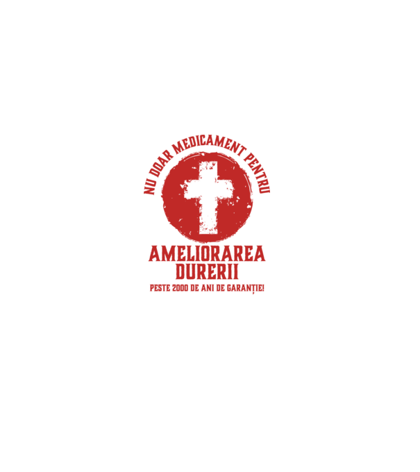 Nu doar medicament pentru ameliorarea durerii, peste 2000 de ani de garanție! model alb pe tricou