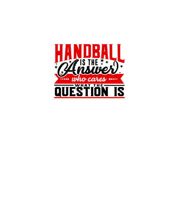 Sport is the answer HANDBALIST model alb pe tricou