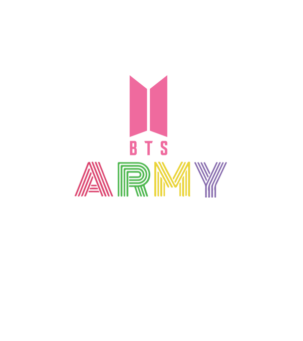 BTS ARMY model negru pe tricou