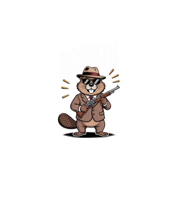 Bobrito Bandito model turcoaz pe tricou