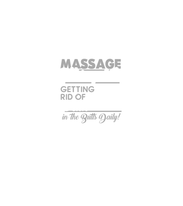 Massage pain model negru pe tricou