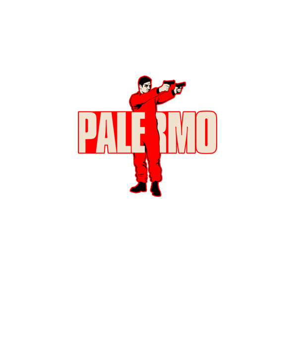 palermo la casa de papel model turcoaz pe tricou