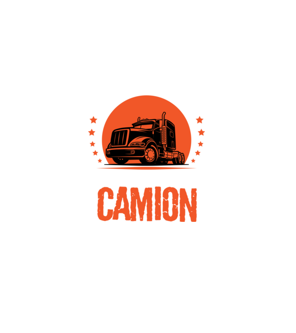 Bărbatul adevărat conduce un camion model negru pe tricou