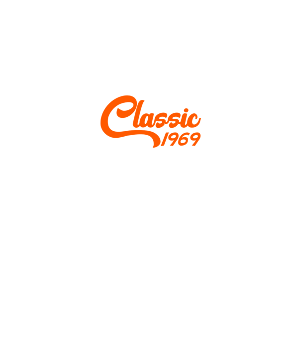 Classic 1969 model negru pe tricou