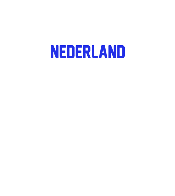 Nederland model alb pe tricou