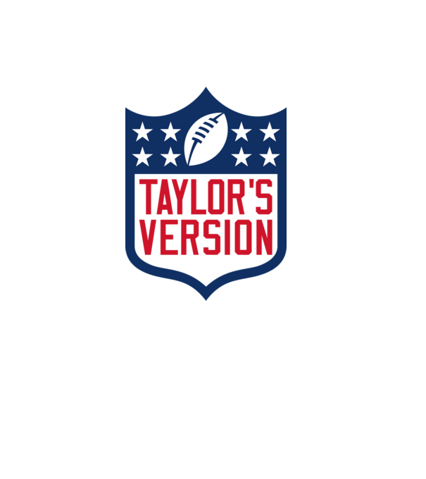 Taylor Swift football logo model alb pe tricou