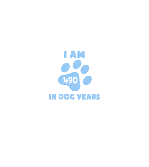 Dog Year - 490 model albastru regal pe tricou