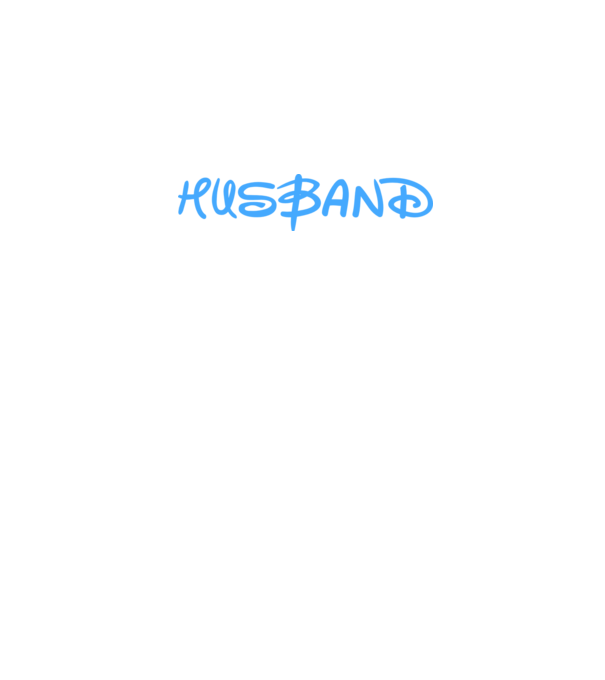 Husband model alb pe tricou