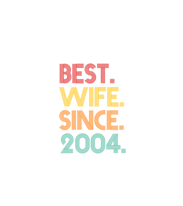 best wife since 2004 retro model negru pe tricou