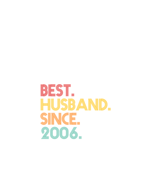 best husband since 2006 retro model negru pe tricou