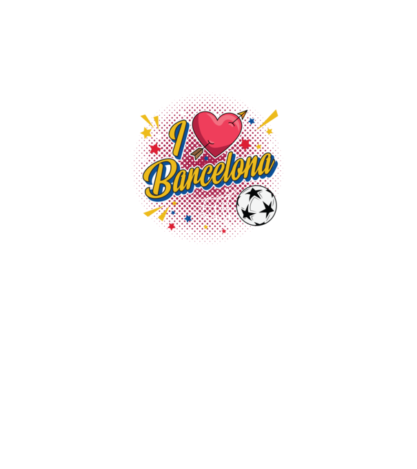 Popart Barcelona model negru pe tricou