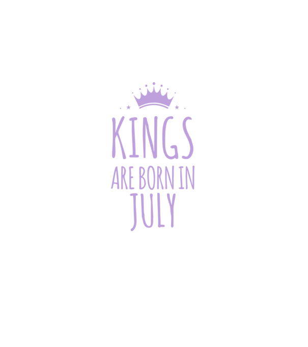 Kings are born in - July model albastru închis pe tricou