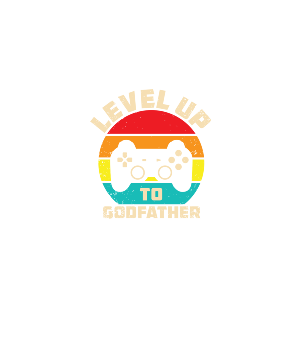 Level Up Godfather model negru pe tricou
