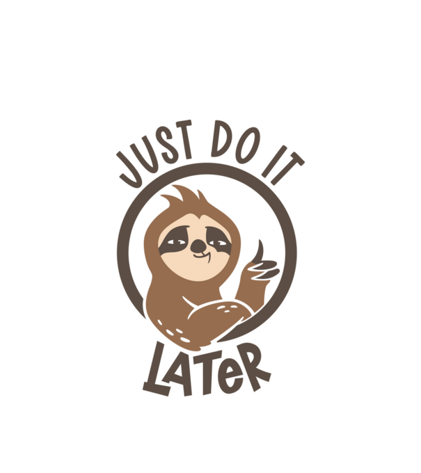 Just do it model alb pe tricou