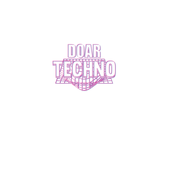 Doar techno model negru pe tricou