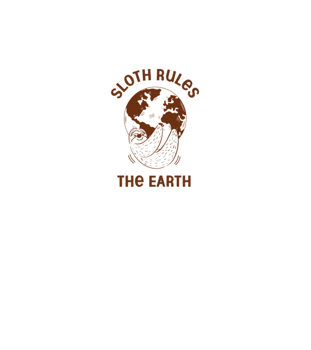 Sloth rules the world model gri pe tricou