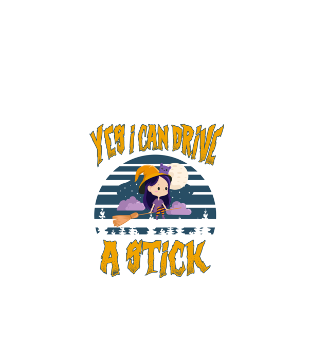 Yes, i can drive a stick model negru pe tricou