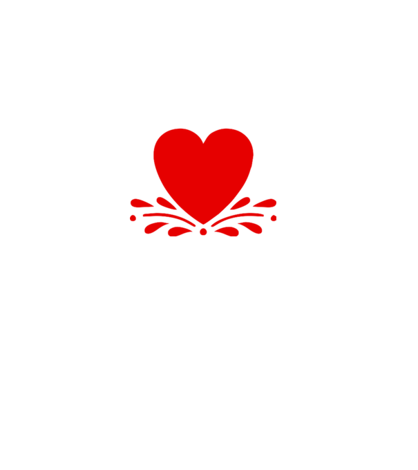 inimă Valentine model nisipiu pe tricou