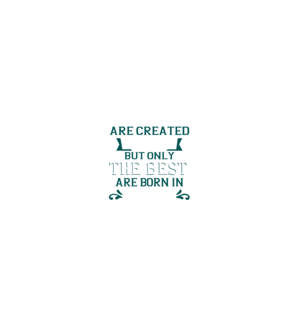 All men created equal but only the beat are born in july model negru pe tricou