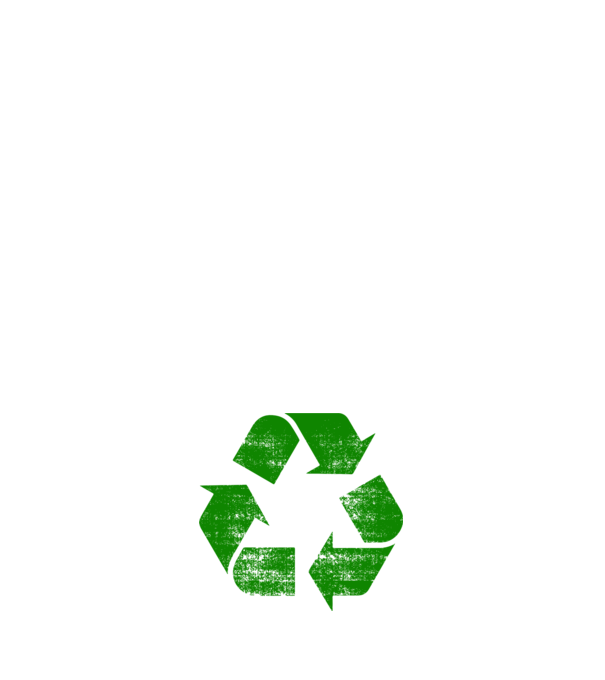 RECYCLE model negru pe tricou