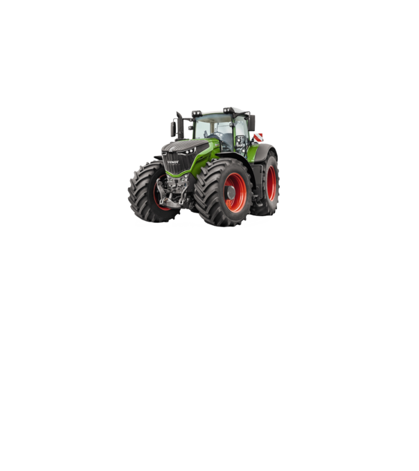 TRACTOR model alb pe tricou