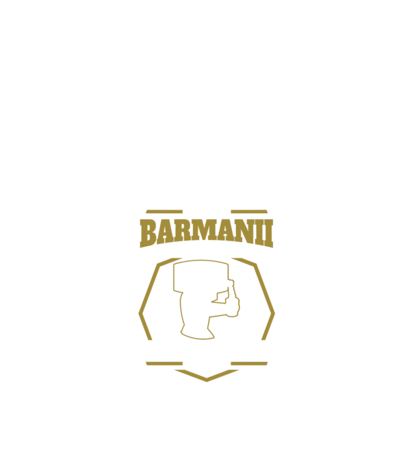 Toți barmanii creați egali aprilie model negru pe tricou