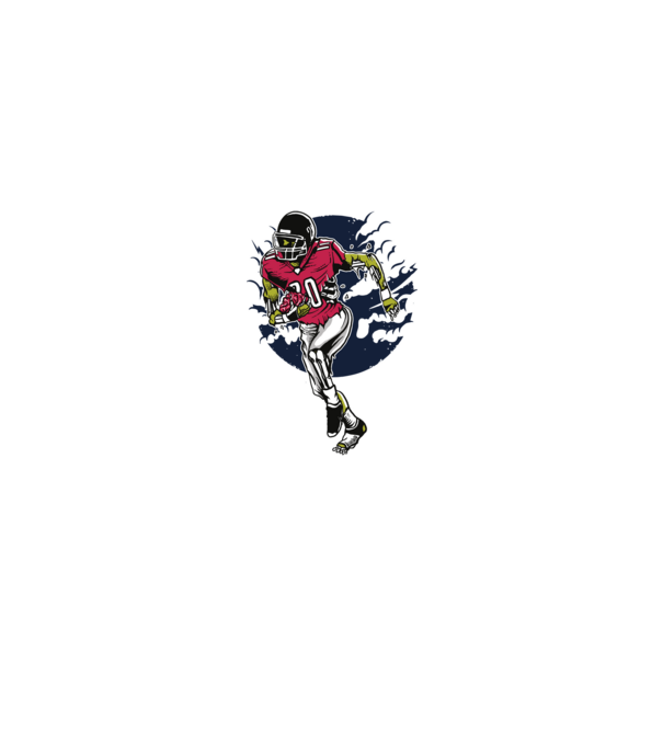 Zombie Player model alb pe tricou