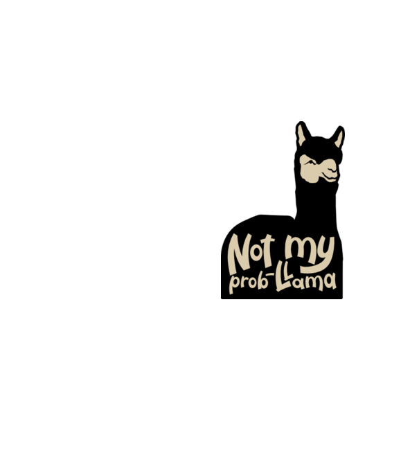 Not my problama model galben neon pe tricou