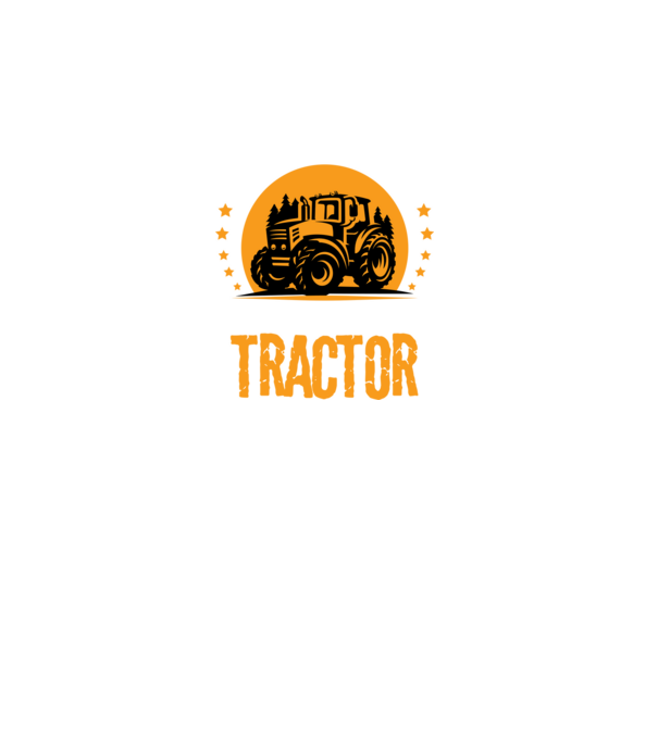 Bărbatul adevărat conduce un tractor model gri închis pe tricou