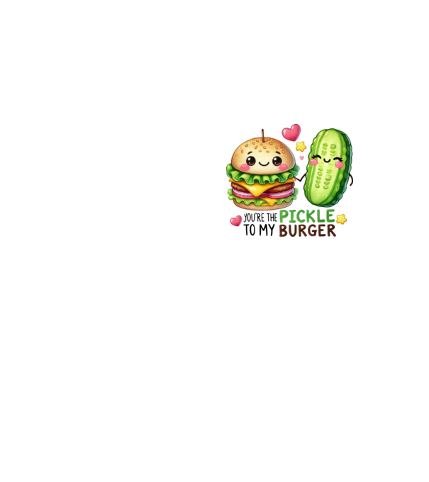 Pickle to my Burger model galben neon pe tricou