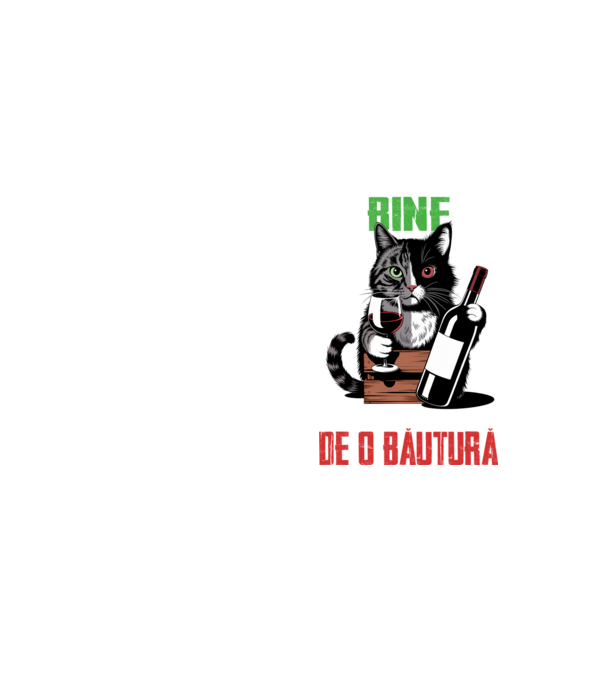 sunt bun pentru o băutură Negru model galben neon pe tricou