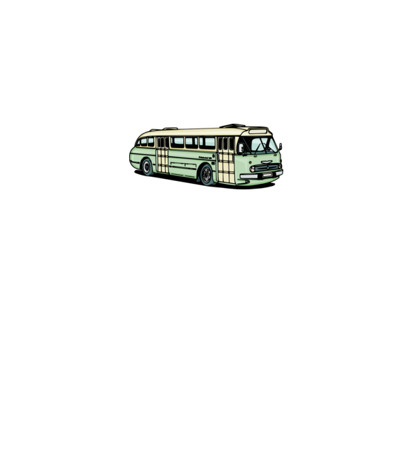 Autobuze model gri pe tricou