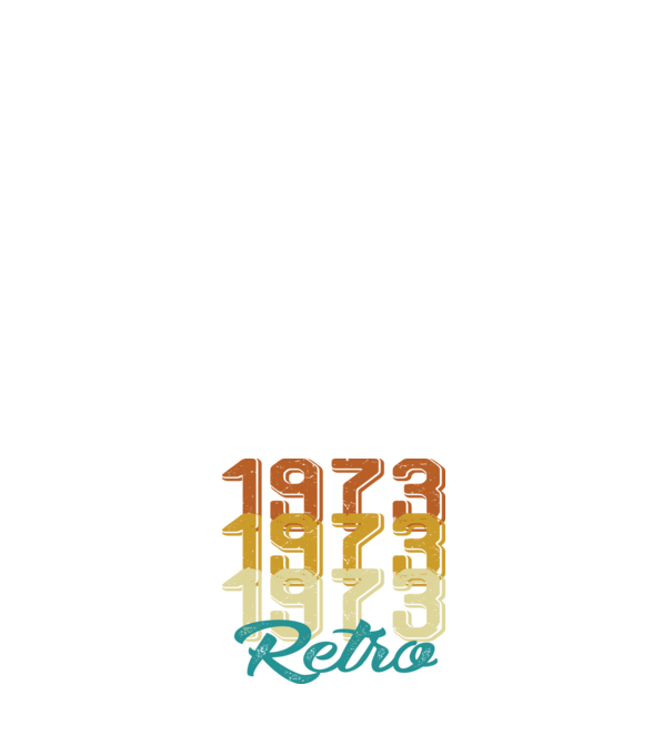 Retro 1973 model albastru închis pe tricou