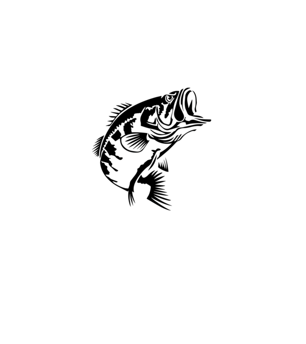 AngryFish model alb pe tricou