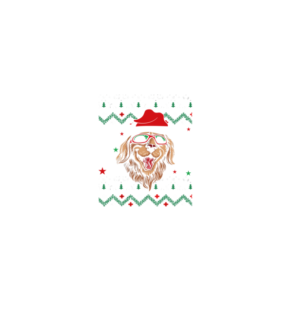 Ugly sweater dog model negru pe tricou