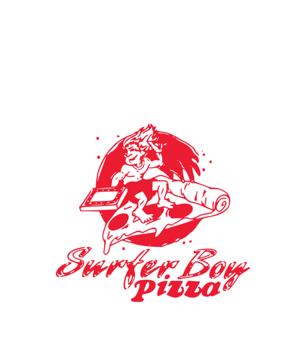 surfer boy pizza stranger things model verde de măr pe tricou