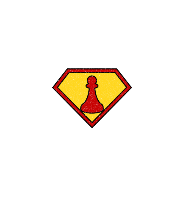 SuperChess pion de șah model turcoaz pe tricou