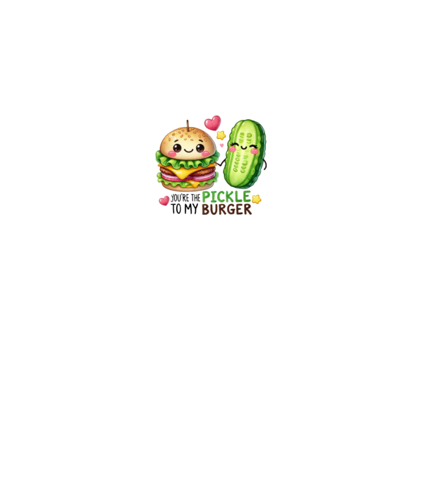 Pickle to my Burger model nisipiu pe tricou
