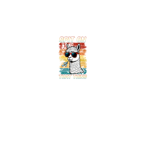 Spit on that thing llama rainbow Hawk Tuah model gri pe tricou