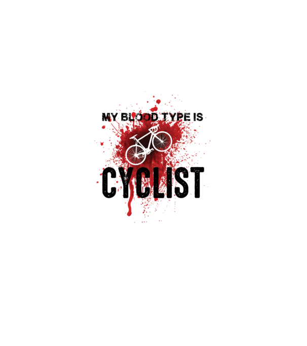 My blood type model alb pe tricou