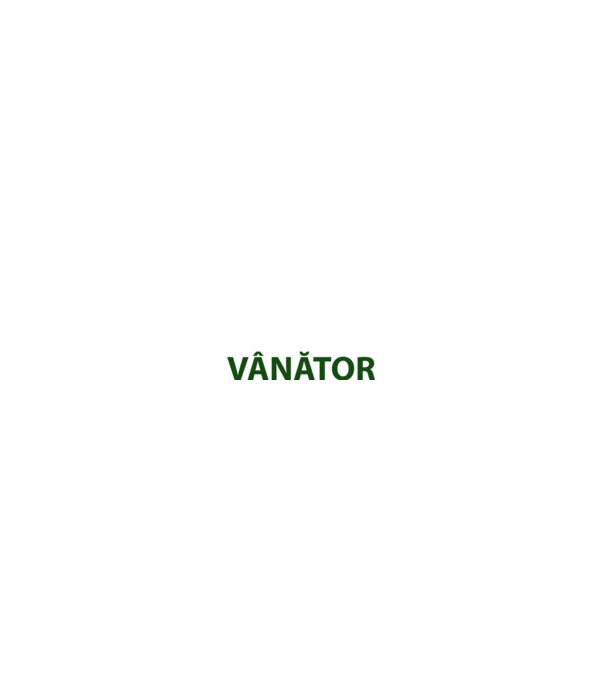 fii calm, sunt vânător model negru pe tricou