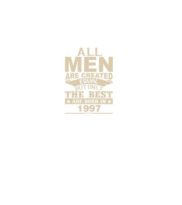 All men are created - 1997 model verde pe tricou